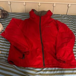 Columbia Bright Red Puffer Jacket XL